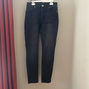 Urban Outfittets  BDG Twig High Rise Distressed Wash Black Jeans 27W